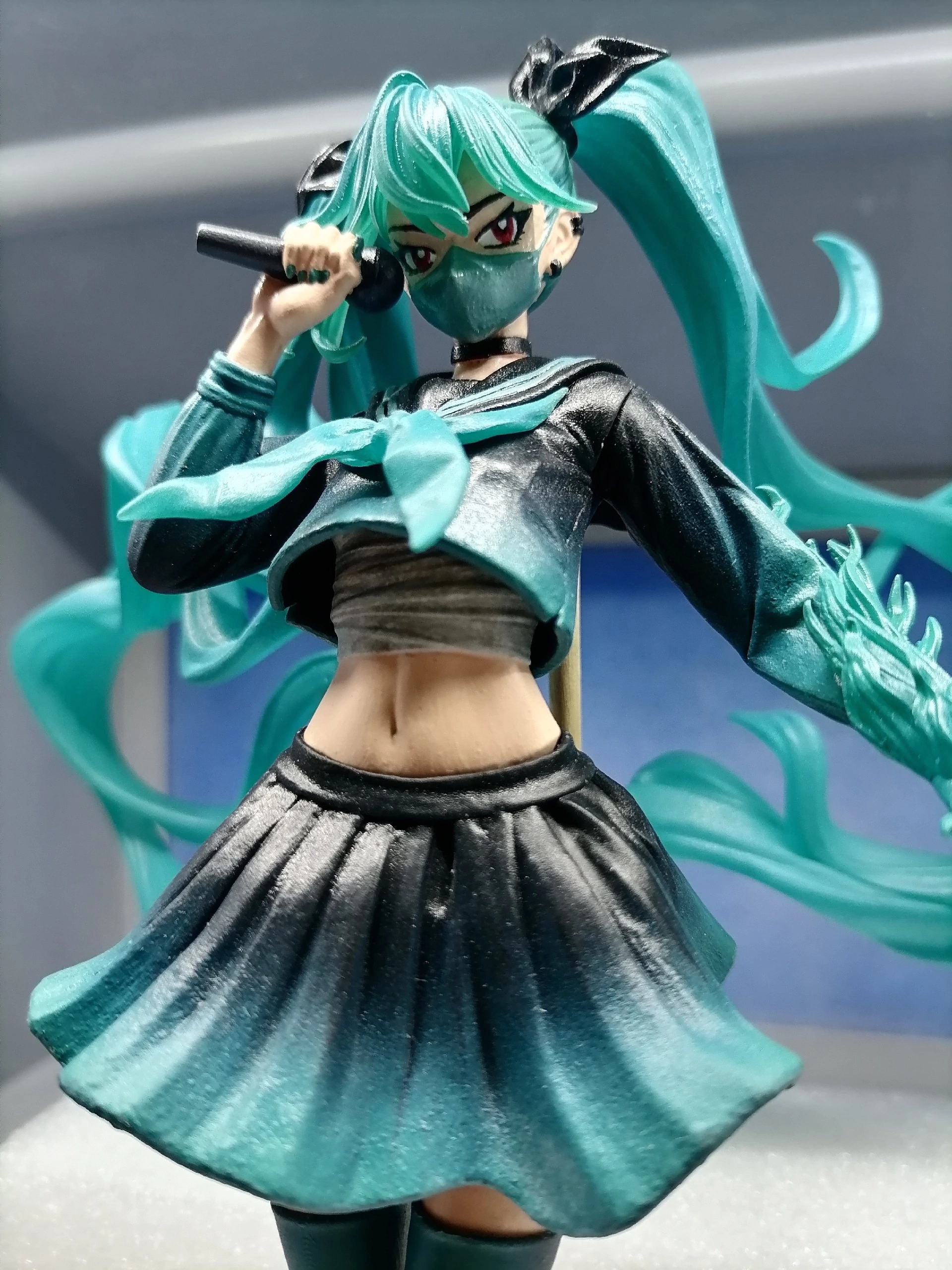 Покрашенная фигурка после 3D-печати